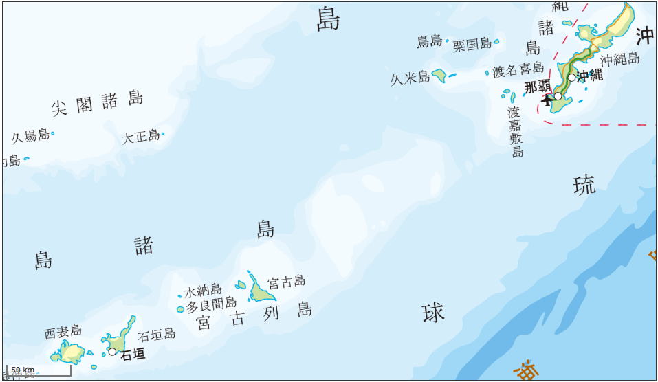 沖縄県 下地島 下地島空港 宮古島 宮古空港 国土地理院地図
