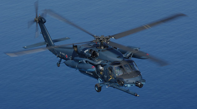 航空自衛隊　UH-60J 救難ヘリコプター　写真画像
