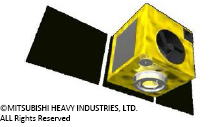 JAXA　H2Aロケット 30号機　搭載　小型副衛星 （ピギーバック衛星）　ChubuSat-3