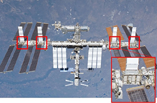 ISSでのバッテリの搭載位置