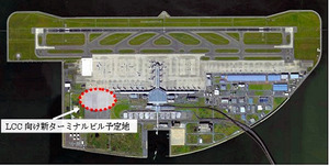 中部国際空港 （セントレア）（愛知県常滑市）は、格安航空会社（LCC）の新規就航や増便を受け、現在、臨時駐車場として使われている空港島南側に、LCC専用の新ターミナルが建設されます