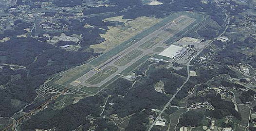 福島空港　全景写真