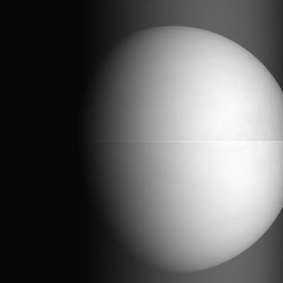 1μmカメラ（IR1）　12月7日13:50ごろ撮影(日本時間)　金星高度約6万8千km
