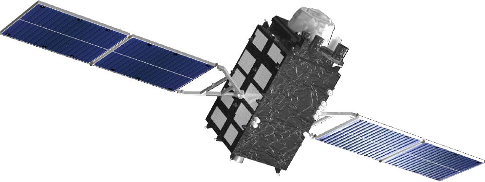 「みちびき4号機」（準天頂衛星） 軌道上外観図