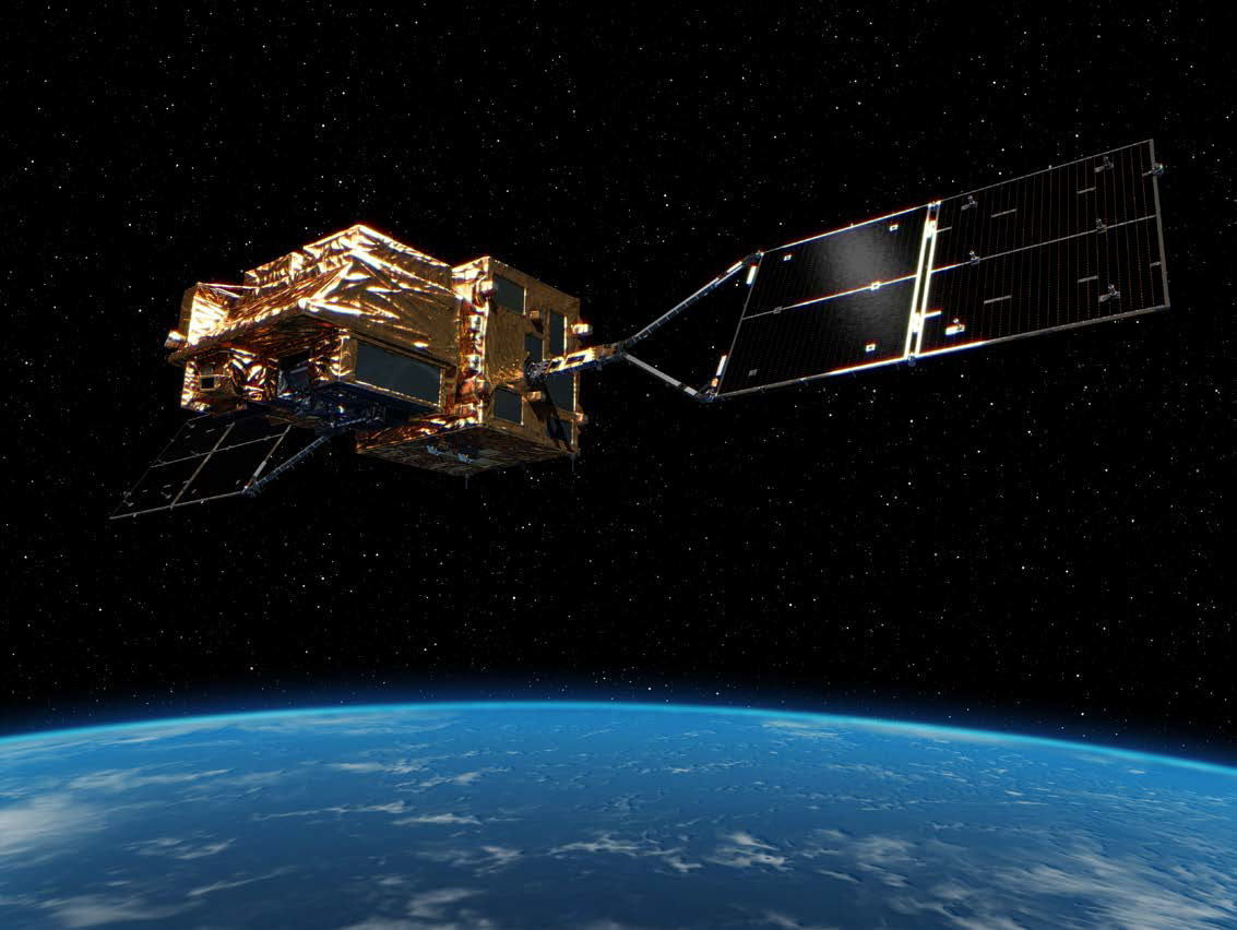 気候変動観測衛星「しきさい」（GCOM-C） 軌道上外観図