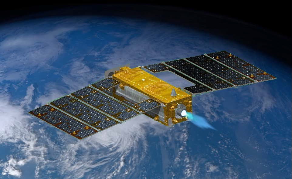 超低高度衛星技術試験機「つばめ」（SLATS） 軌道上外観図