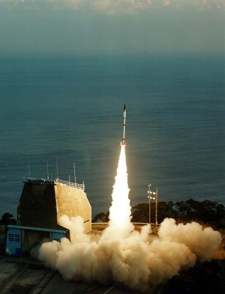 SS-520-1 （SS-520 1号機） 打ち上げの様子
