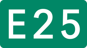高速道路 ナンバリング E25