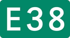 高速道路 ナンバリング E38